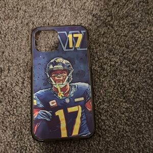 iPhone 12 Terry McLaurin Custom Football Player Phone Case - Blue